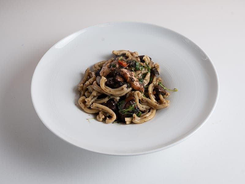 Casarecce με Απάκι και Μανιτάρια