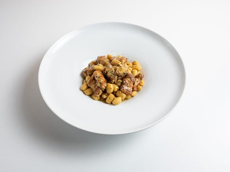 Gnocchetti Sardi με Πανσέτα και Πέστο Βασιλικού